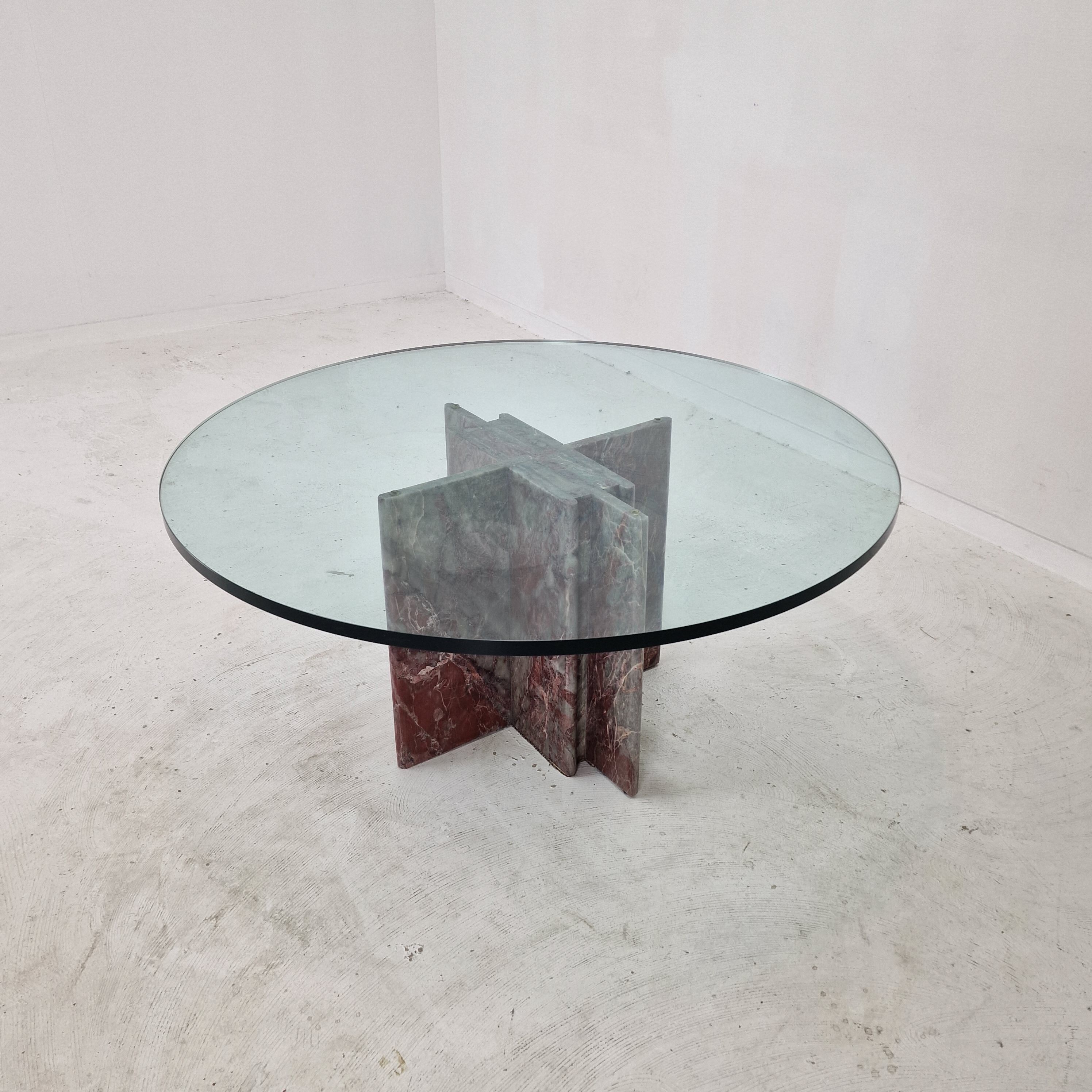 Italian Marble Coffee Table, 1980's