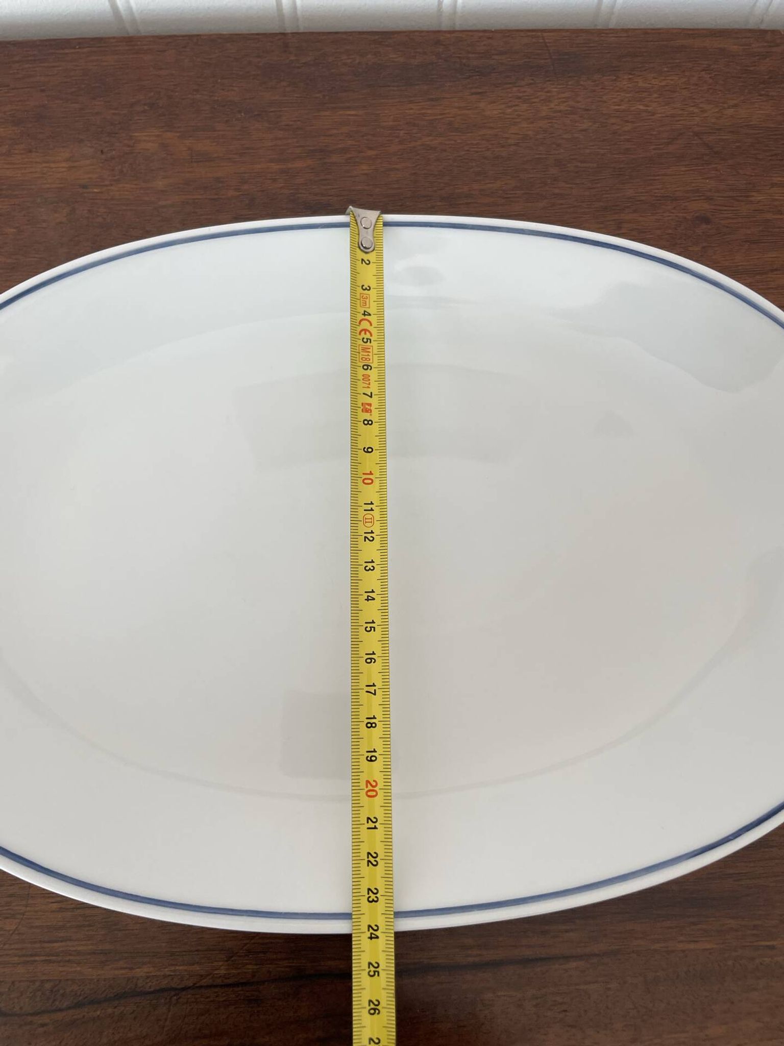 Oval serving dish porcelain from Paris