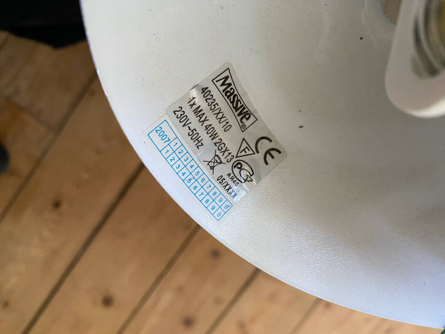 Vintage space age ufo pendant lamp by massive