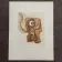Modern composition drawing 1970 by François de Chabot