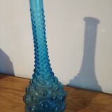 Bottle vase vintage molded glass