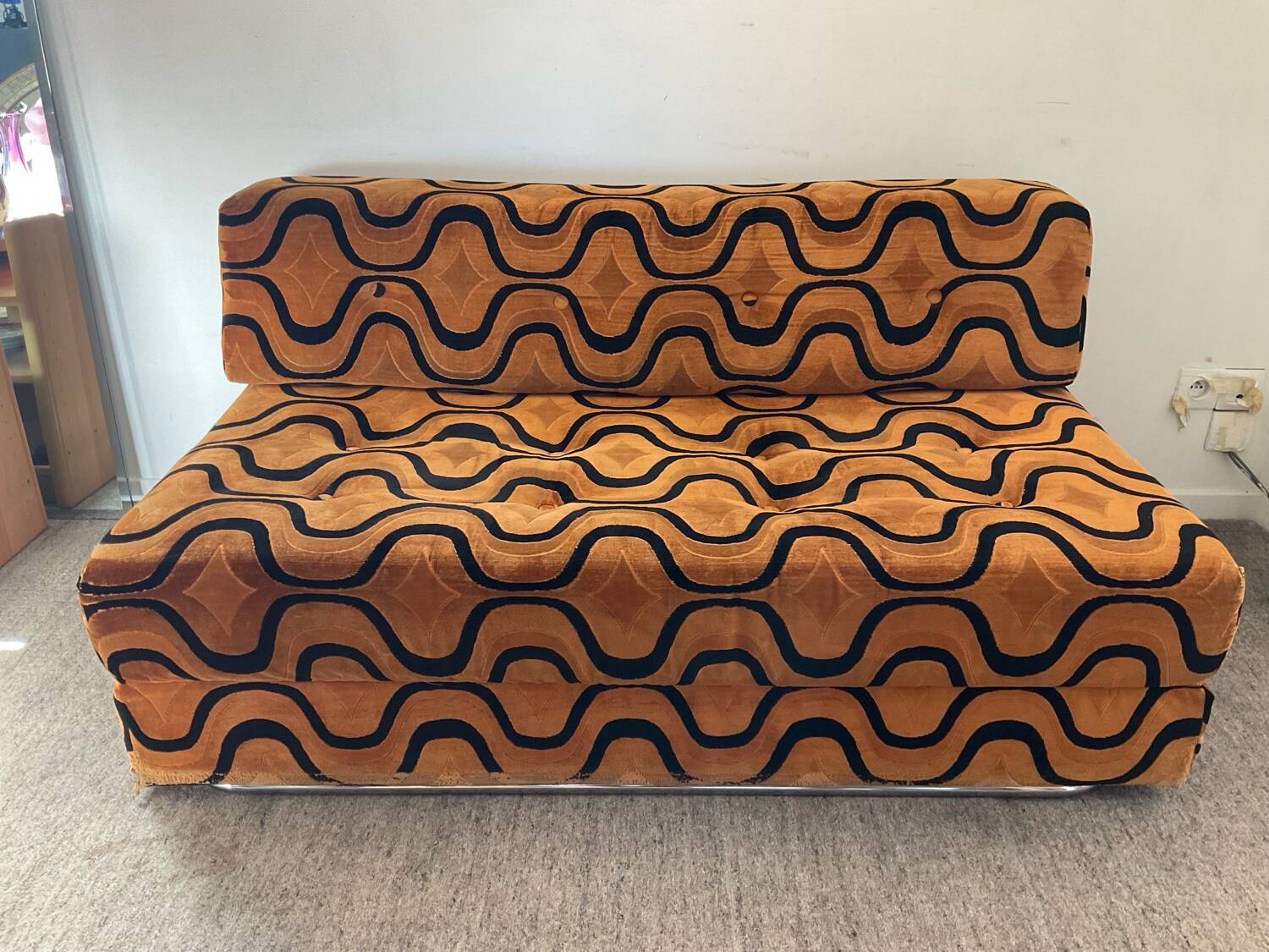 Space Age sofa convertible armchair 70s