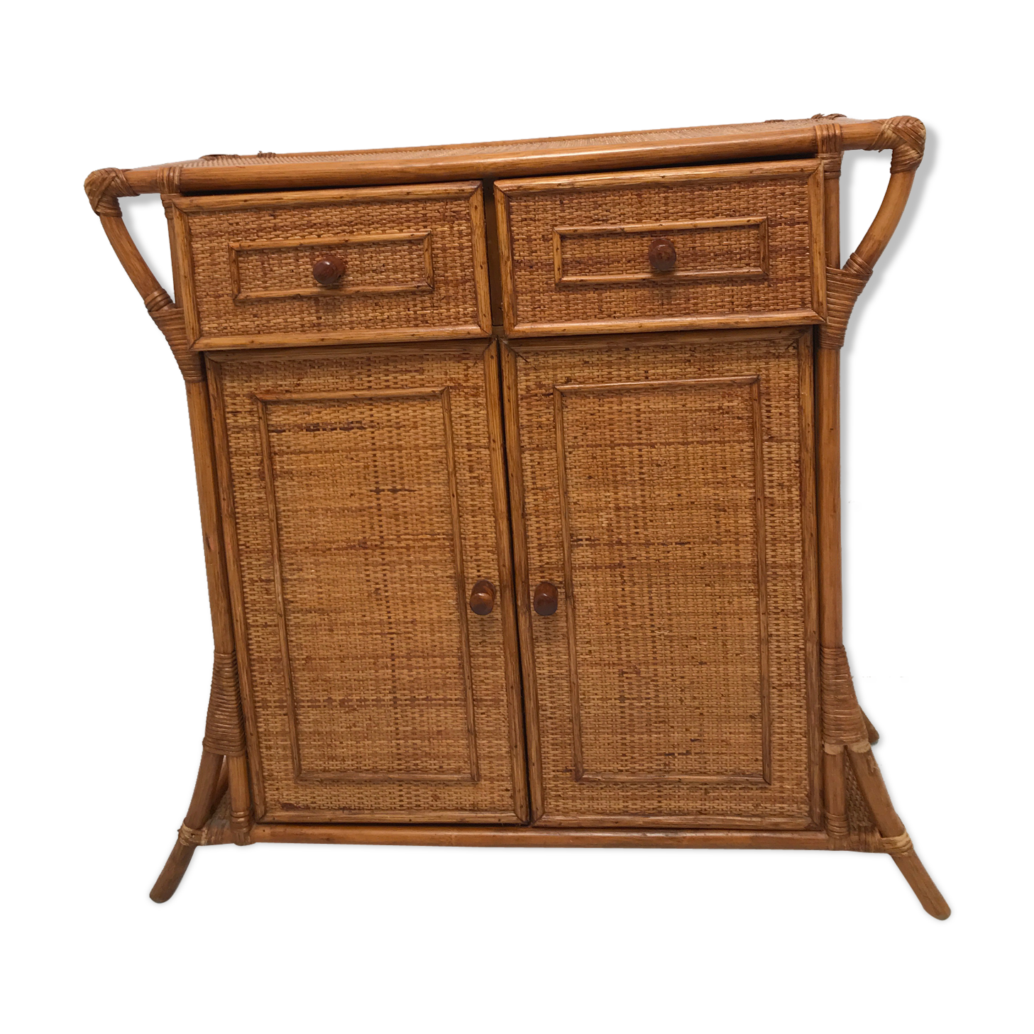 Rattan dresser 1960s