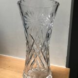 Vase en cristal taillé