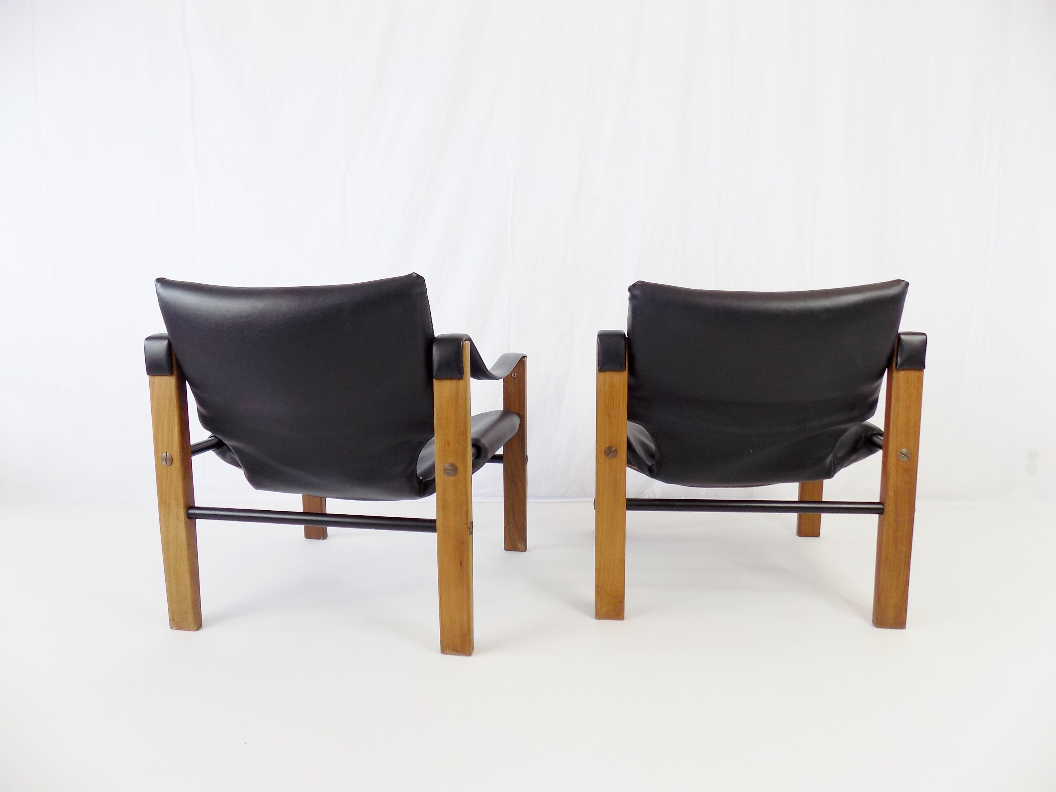 Arkana Set of 2 Safari Chairs by Maurice Burke