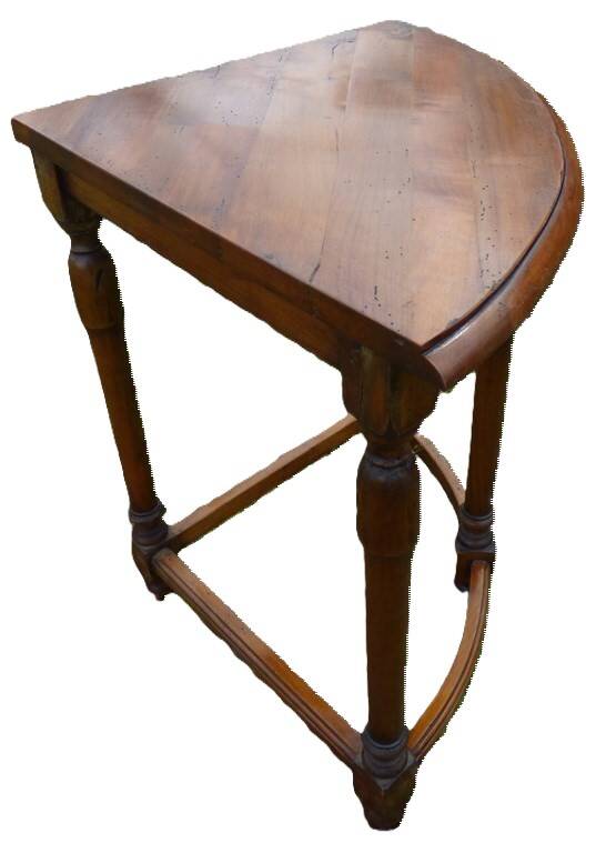 Solid cherry wood corner