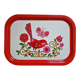 Vintage rectangular metal tray Préfontaines by Edery