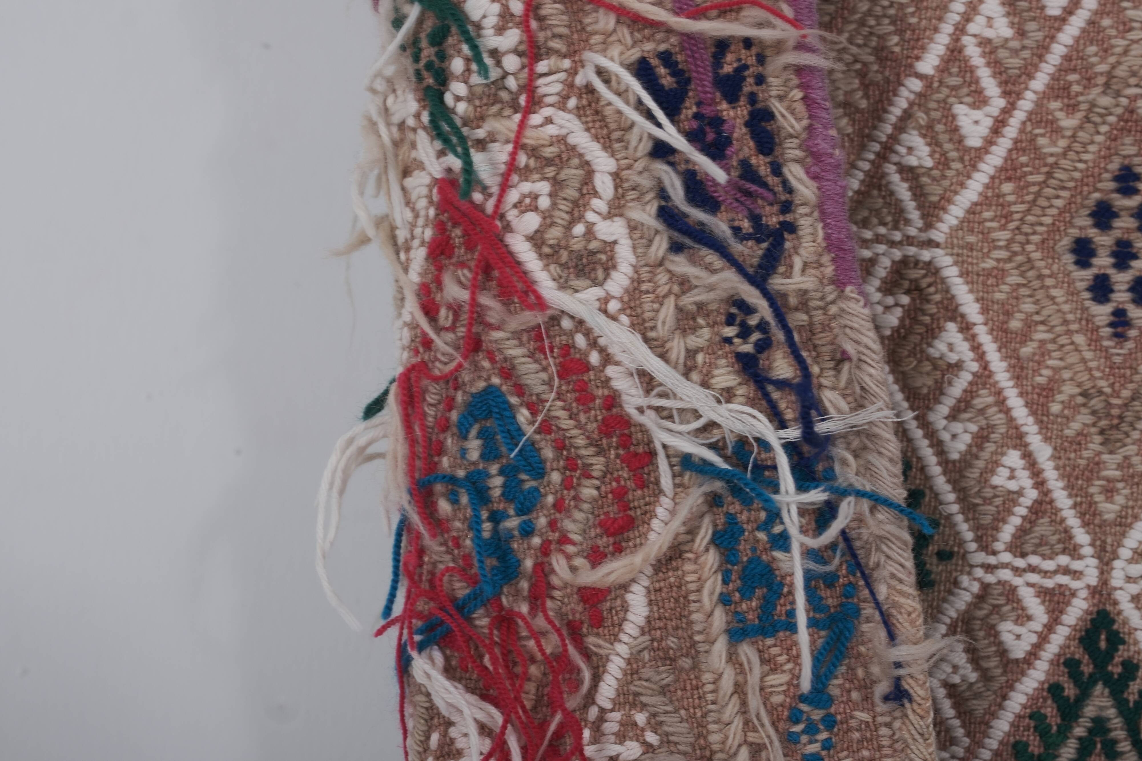 Vintage Turkish Oushak Handwoven Rug 152x212 cm