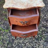 Pair of bedside rocaille style