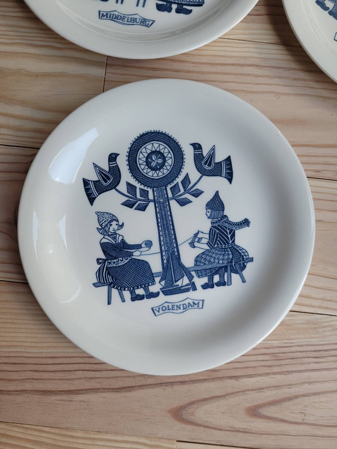 Set of 5 Royal Sphinx Maastricht dessert plates