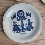 Set of 5 Royal Sphinx Maastricht dessert plates