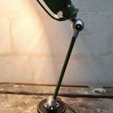 Original green one arm jielde workshop lamp