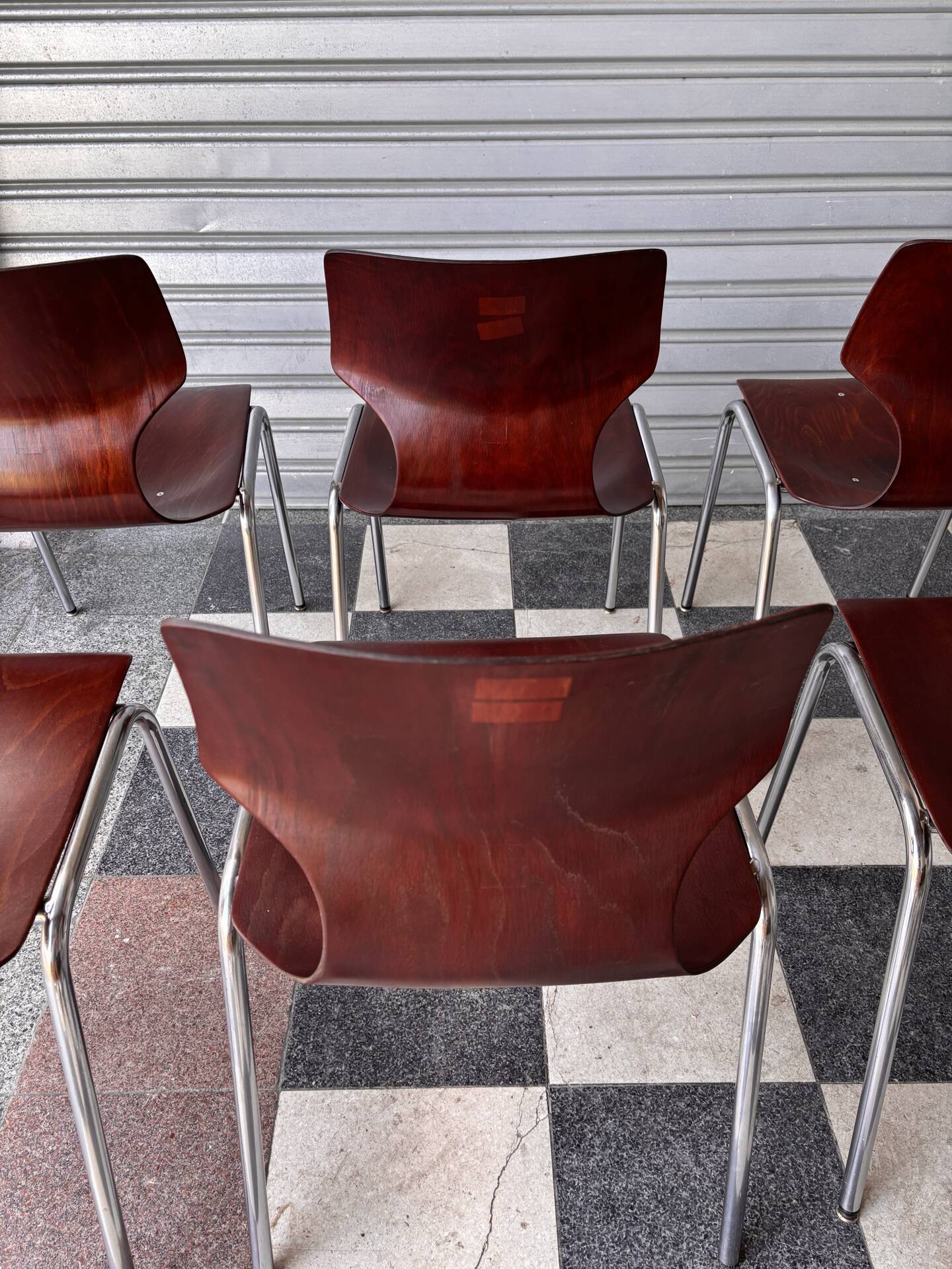 Lot de 10 chaises Pagholz