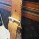 Louis Vuitton leather suitcase