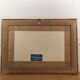 Vintage Original River Landscape Oil Painting: Framed Countryside Art