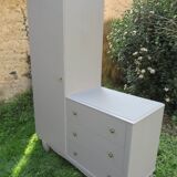 Asymmetrical wardrobe