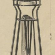 Porte-plante Sécession no.9532 par l'architecte Marcel Kammerer pour Thonet