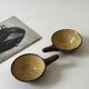 Set of ceres glazed ceramic ramekins, stoneware, france, 1960