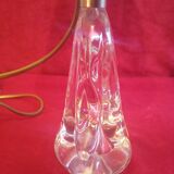 Pair of crystal lamps (attributed to Baccarat)