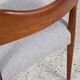 Midcentury set of 4 chairs in teak by Arne Hovmand Olsen for Mogens Kold