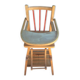 Highchair for little convertible child in walker