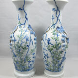 Paire de vases chinois ou japonais 19è siècle