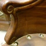 Pair of Gaudí-style stools