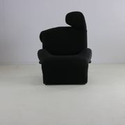 Eighties design easy chair / chaise-longue by Toshiyuki Kita for Cassina