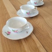 3 vintage Belgian cups from Maison R. Michiels (St Nicolas Waes)