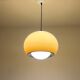 Space age lamp bud gradient brown harvey guzzini, 60s