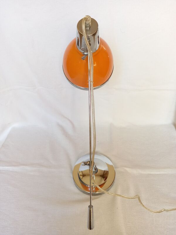 Lampe articulée vintage orange