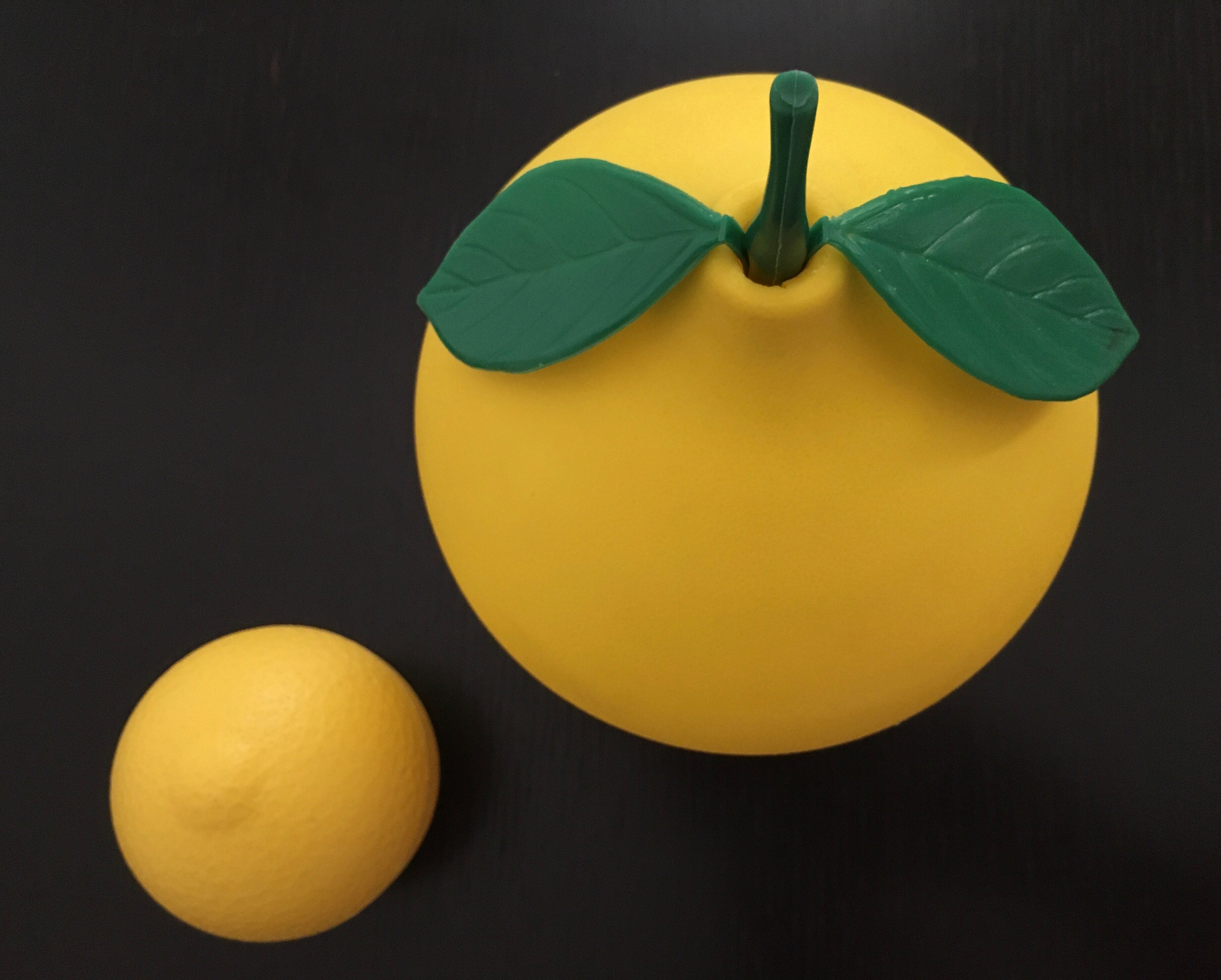 Vintage lemon ice cube tray