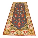 Balkan Kilim Runner Rug, Handmade Flatweave Carpet for Entryway 210 × 95 cm