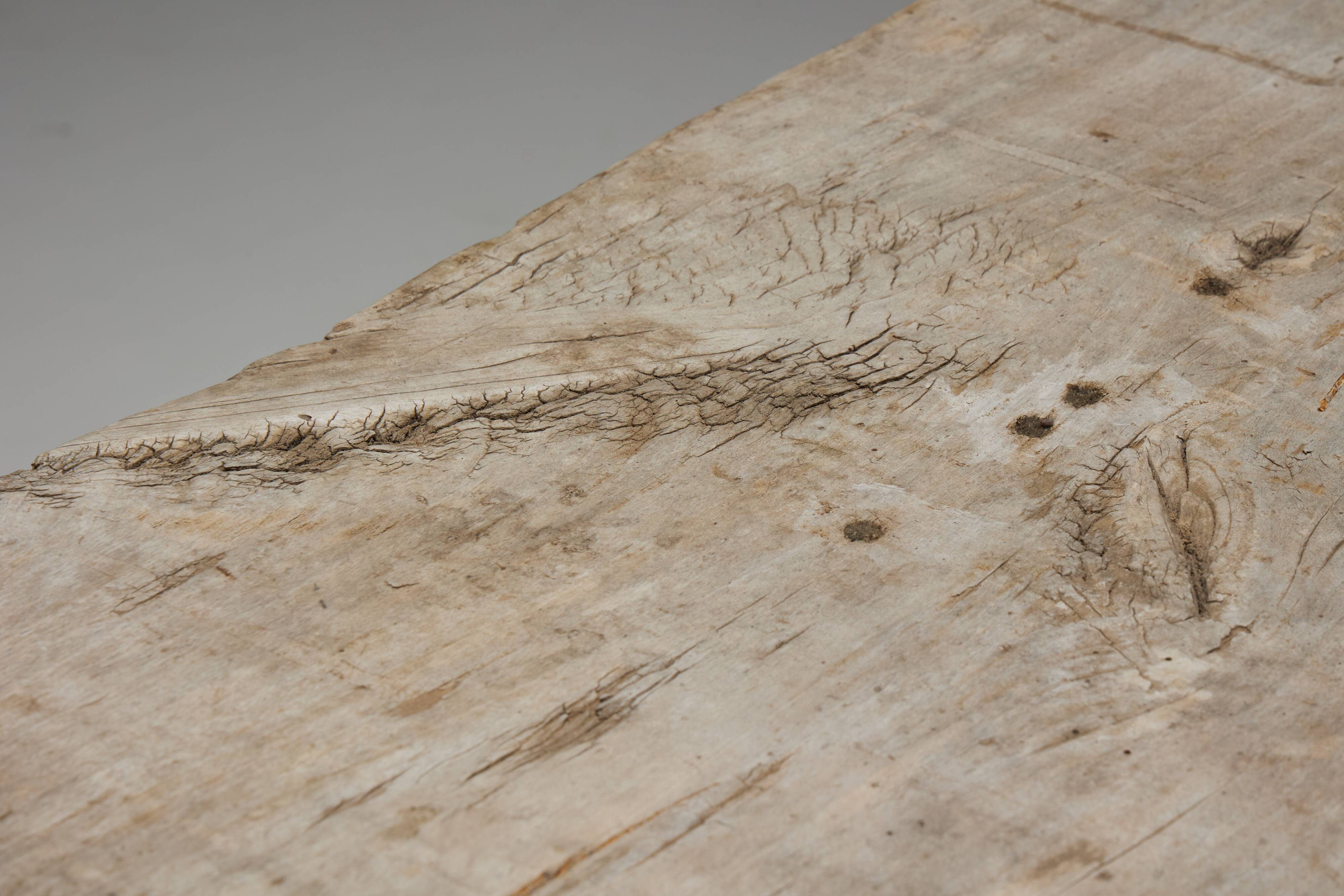 Console à tréteaux Wabi Sabi, France, XIXe siècle