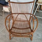 Rattan armchair