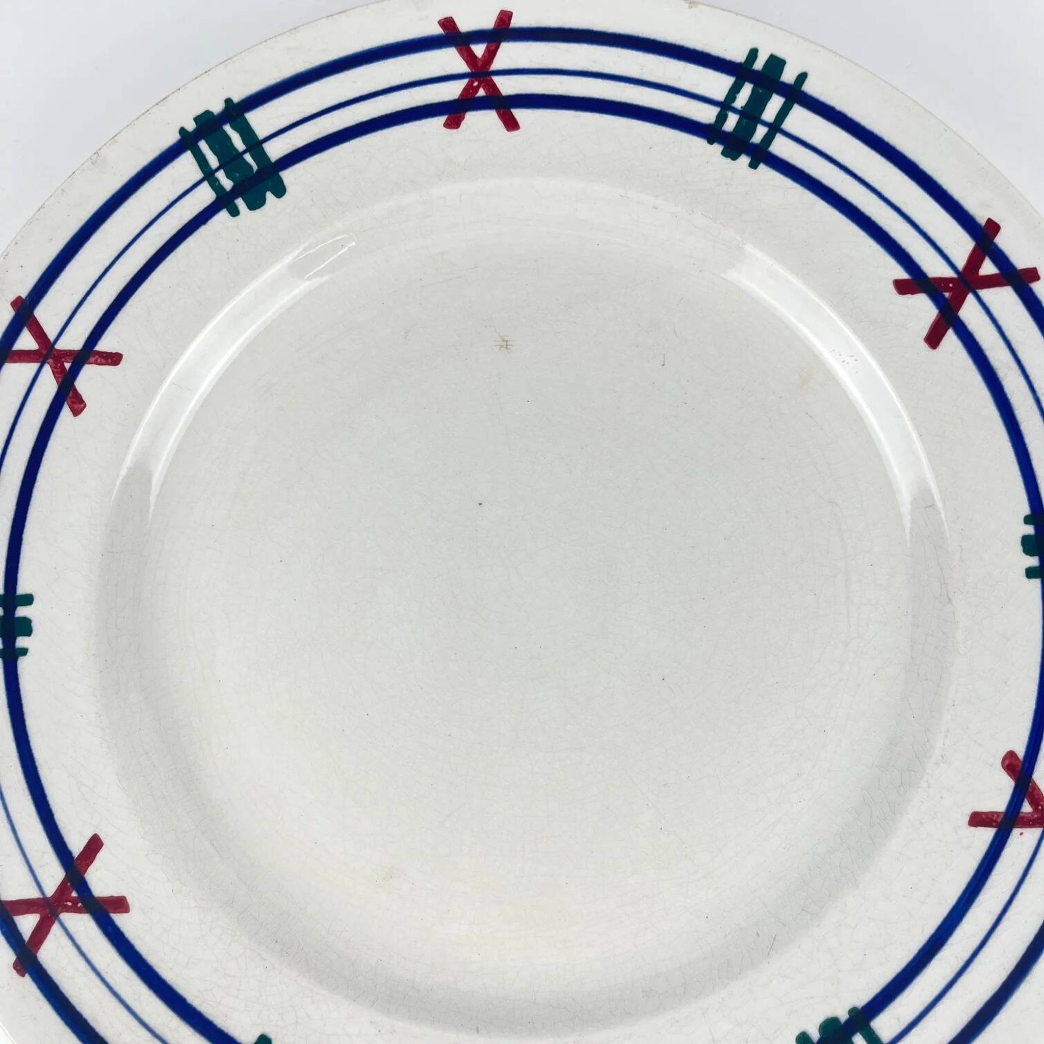 Plat rond KG Lunéville "Tolosa", 1910-1920