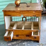 Wooden and steel bird cage
