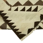 Turkish Handwoven Vintage Herki Kilim 85 cm x 338 cm