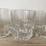 Verres à whisky, verres à eau dépareillés