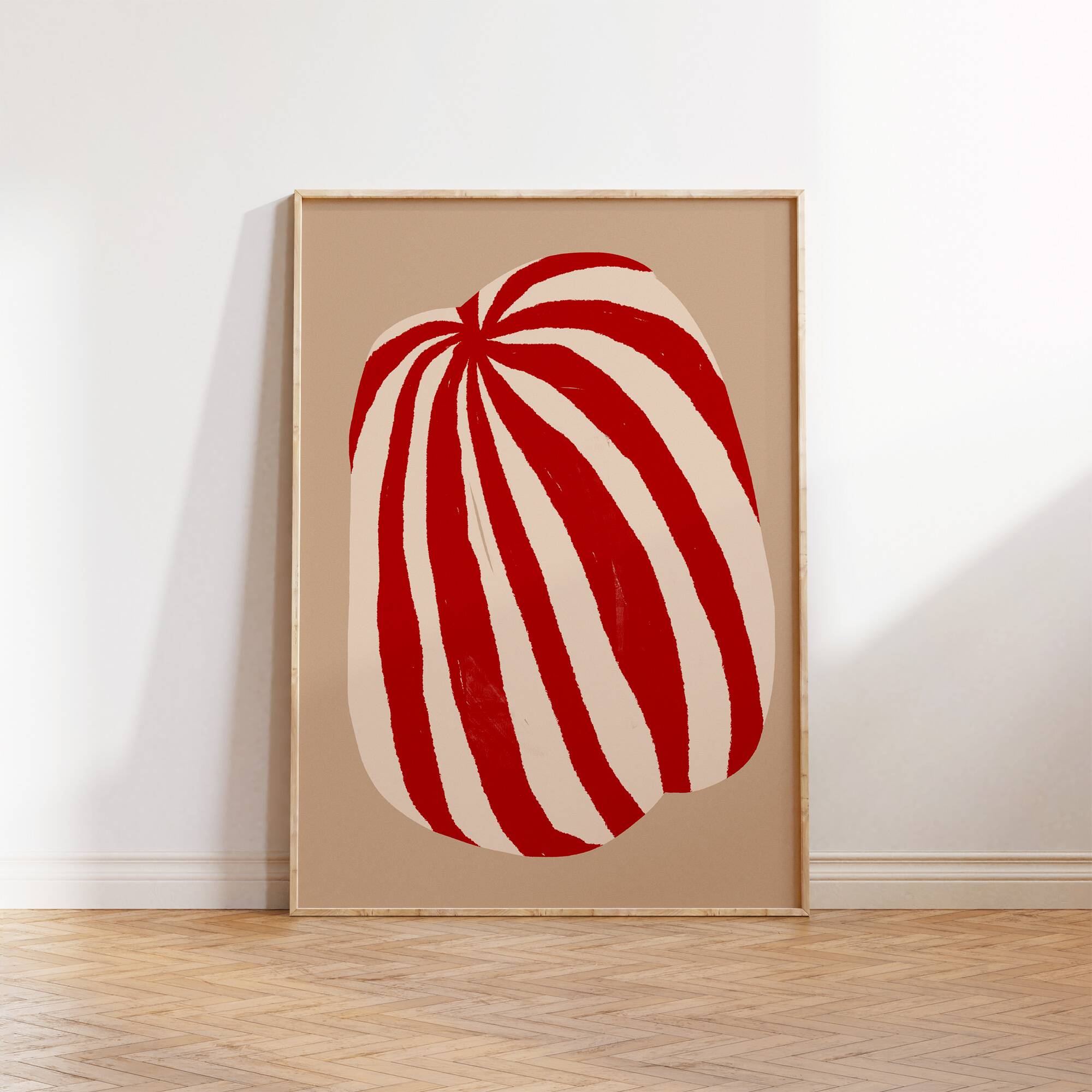 Abstract stripes giclee print, 50x70cm