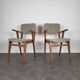 Paire de fauteuils bridge scandinaves, 1960