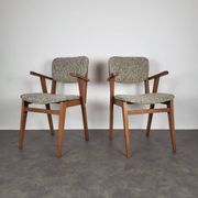 Paire de fauteuils bridge scandinaves, 1960