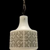 Suspension italienne en verre opalin