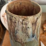 Vase en grès de forme ovoïde