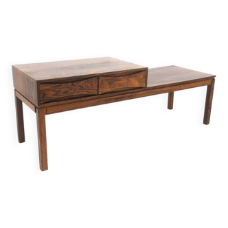 Scandinavian bench in rosewood, Glas & Trä, Hovmantorp, Sweden, 1960
