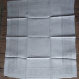 6 serviettes anciennes brodé et monogrammé CC entrelacé.