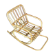 Fauteuil à bascule enfants en rotin vintage 60 70