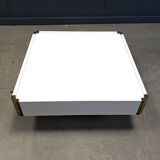 Vintage coffee table attributed to Willy Rizzo, 1970s