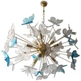 Lustre en verre de Murano