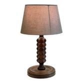 LAMPE Bois Charles DUDOUYT Vintage